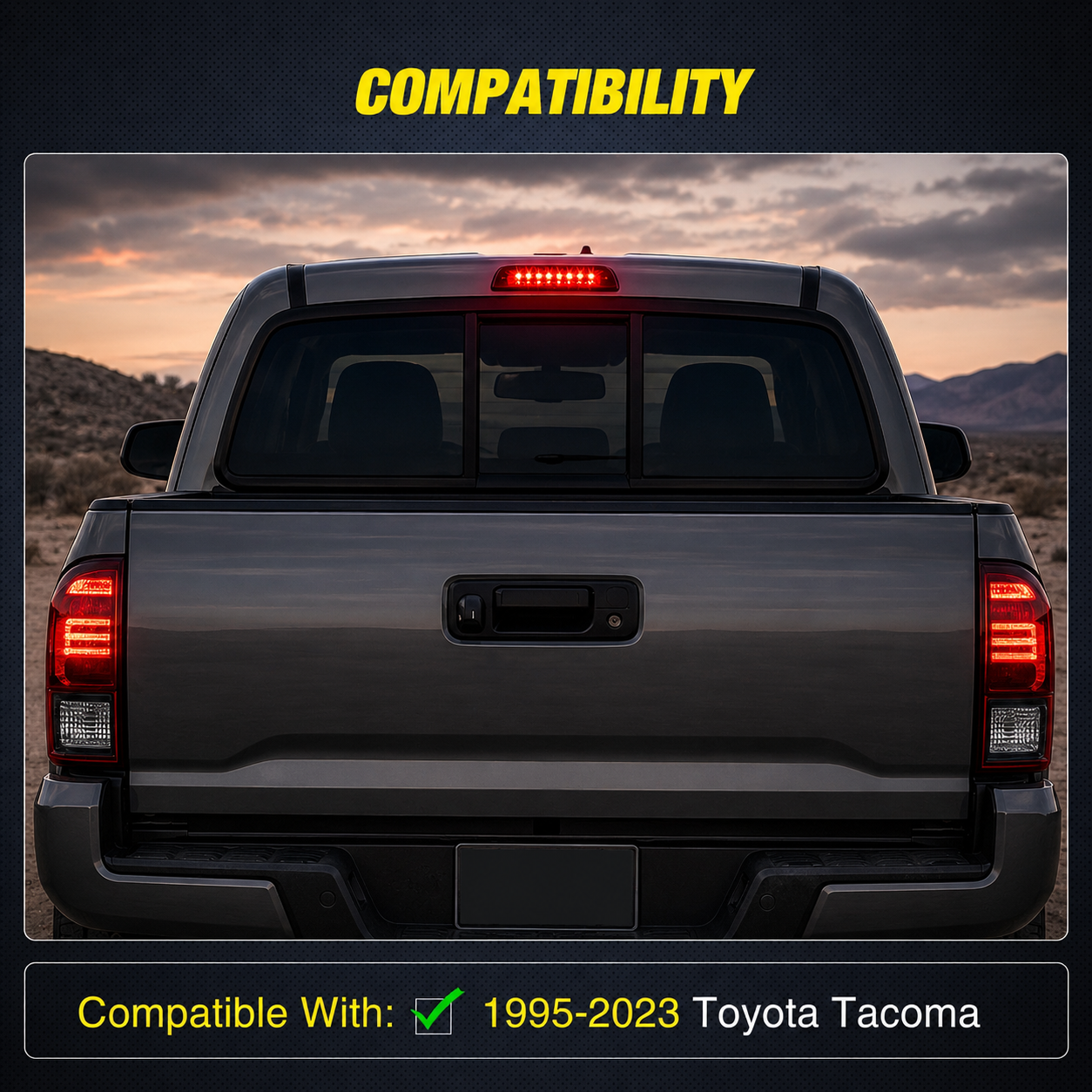 TruckEdge™ Toyota Tacoma 1995-2023 Led 3Rd Brake Light