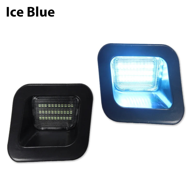 2 PCS License Plate Lights Smoked Lens for 2003-2018 Dodge RAM 1500 2500 3500