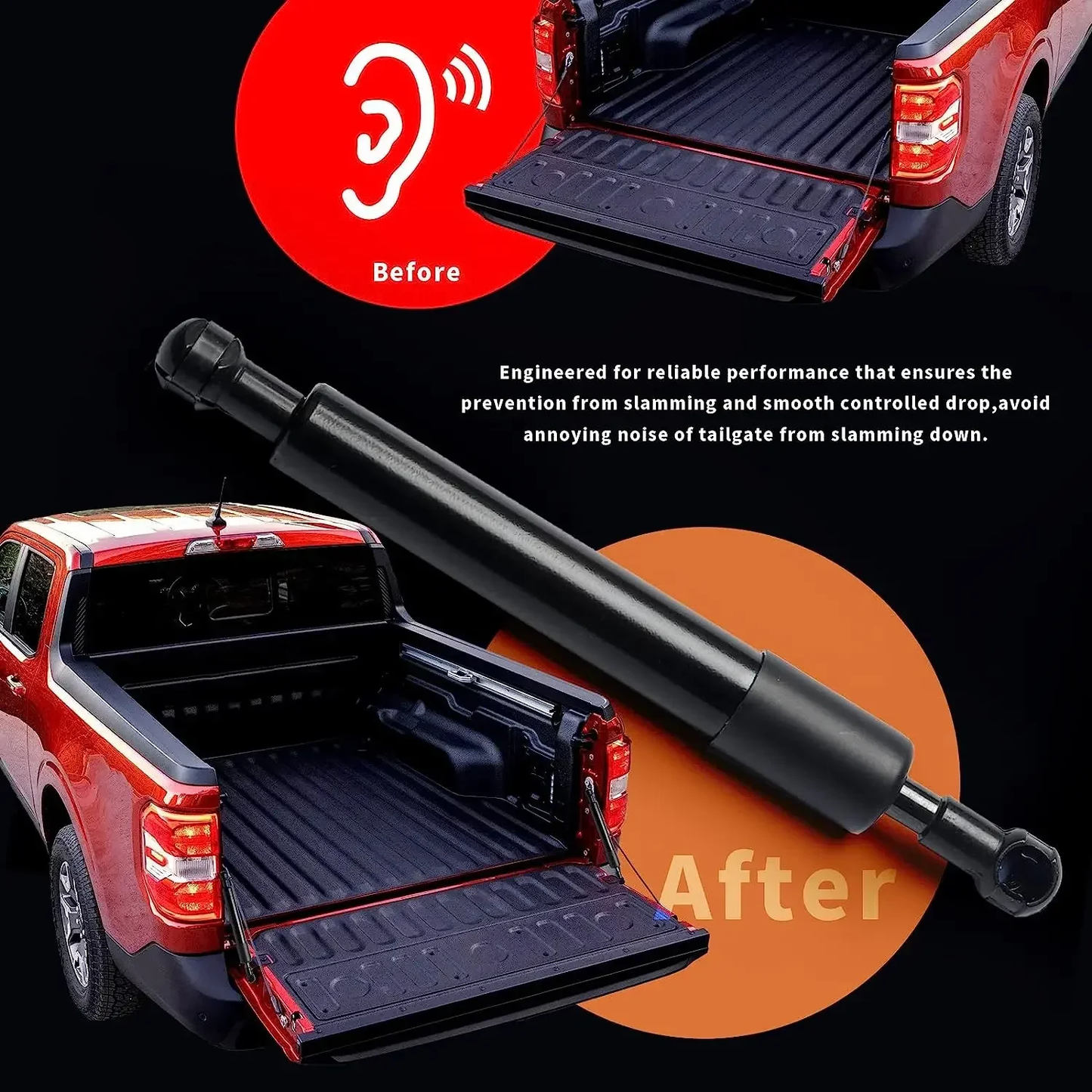 Soft-Close Tailgate Upgrade for 2022-2024 Ford Maverick