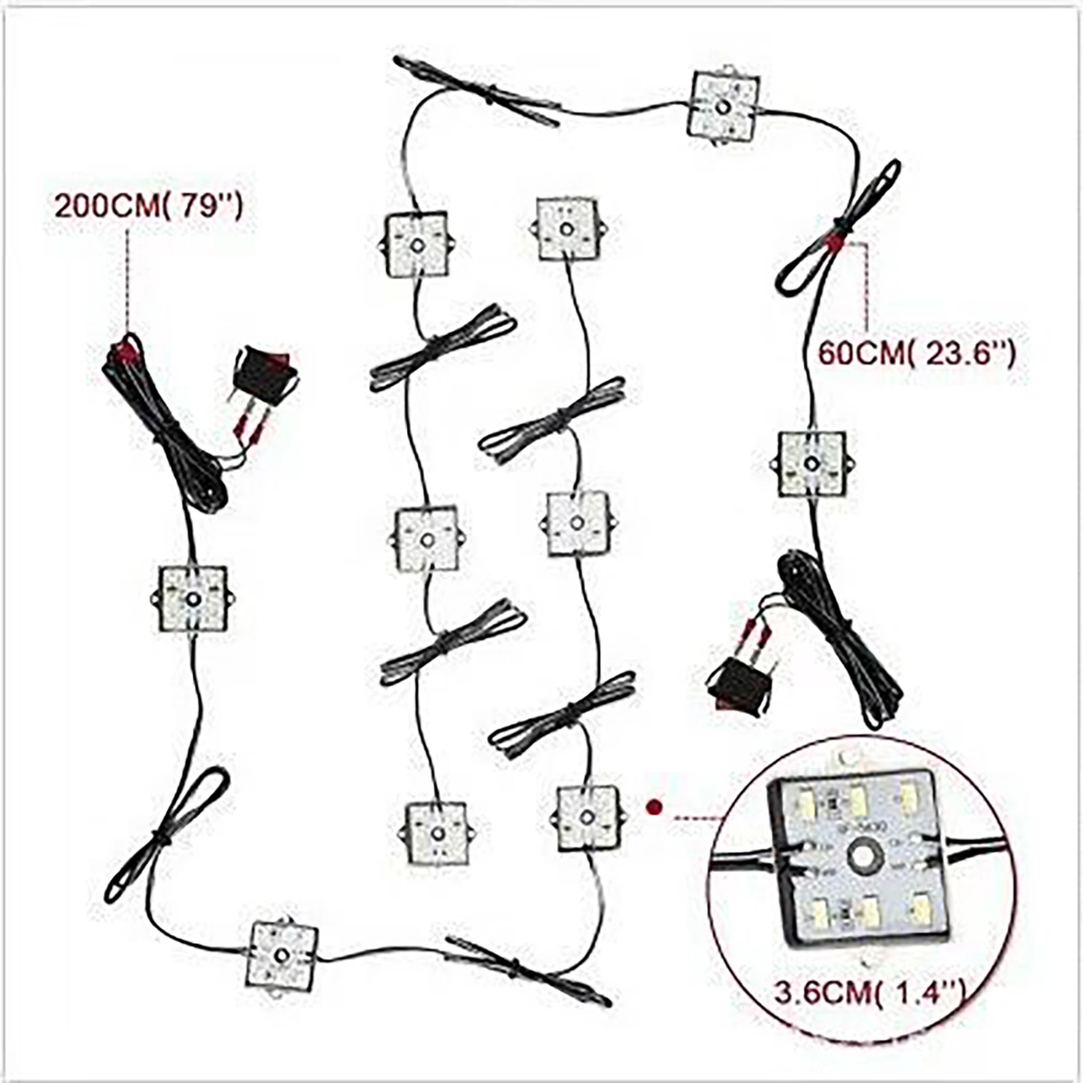 Truck Bed LED Light Kit — Fits All Ford , Silverado & RAM Pickups