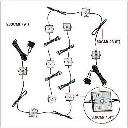 Truck Bed LED Light Kit — Fits All Ford , Silverado & RAM Pickups