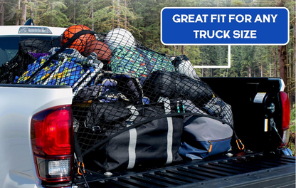 TruckNet Pro™ — Heavy Duty Cargo Net for Truck Beds