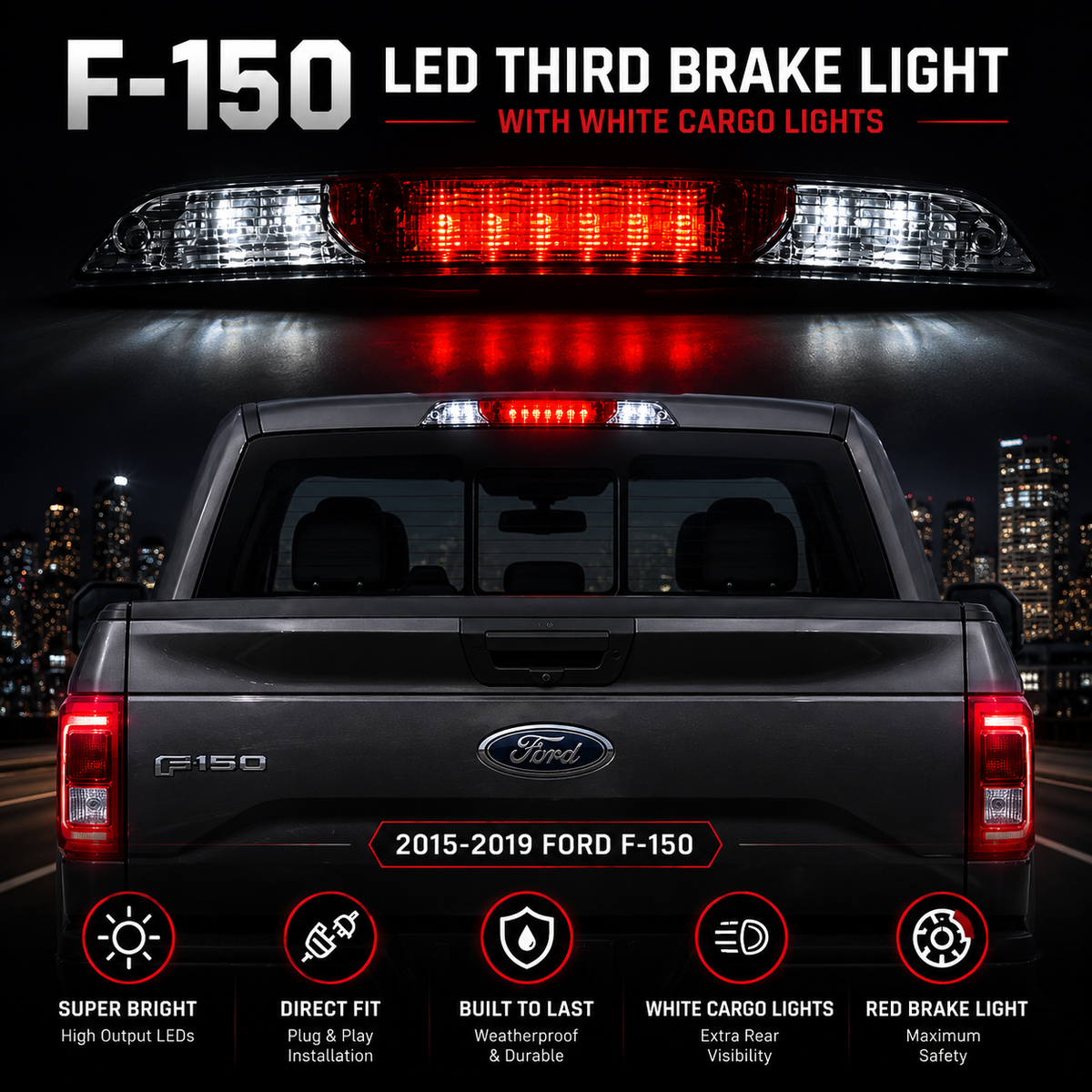 TruckEdge™ Ford F-150 2004-2019 Led 3Rd Brake Light