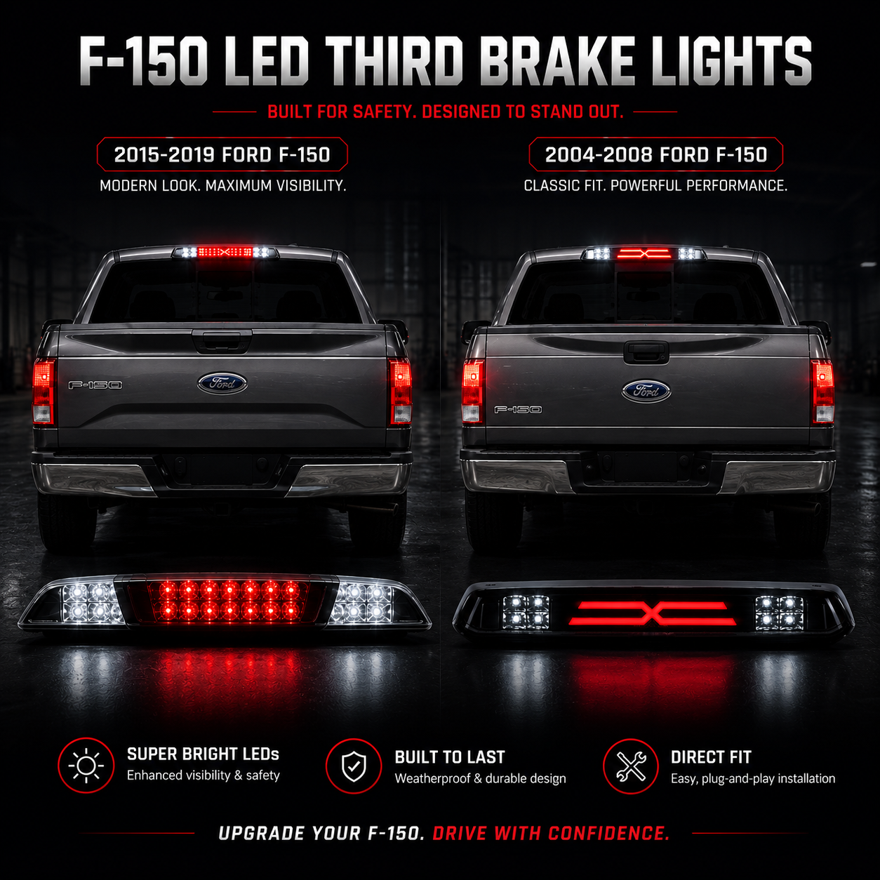 TruckEdge™ Ford F-150 2004-2019 Led 3Rd Brake Light