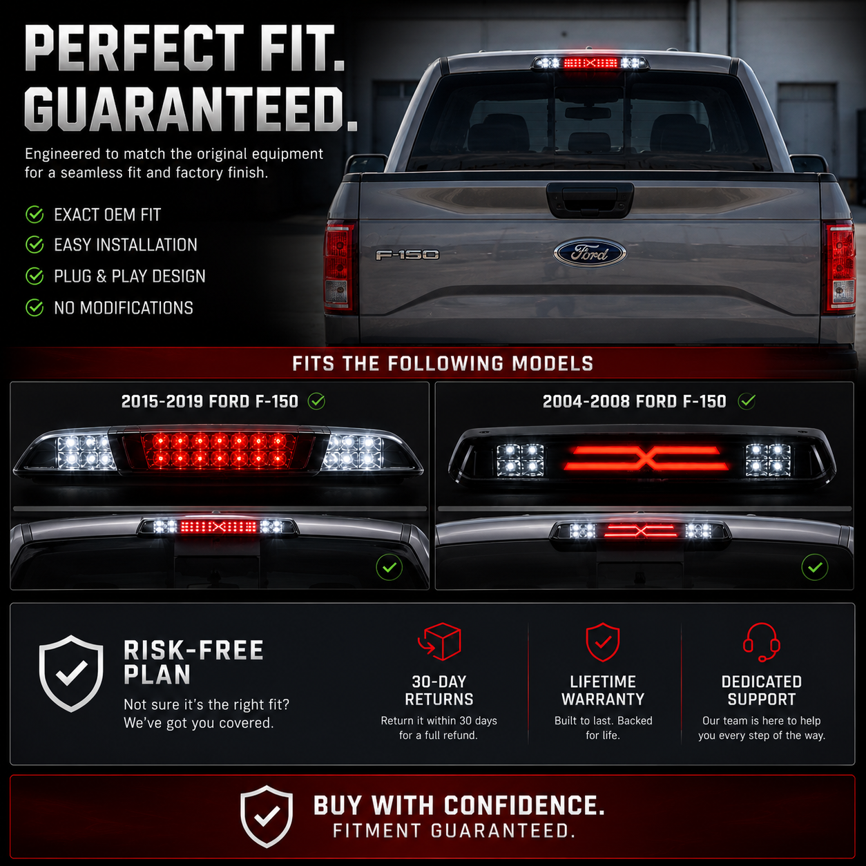 TruckEdge™ Ford F-150 2004-2019 Led 3Rd Brake Light