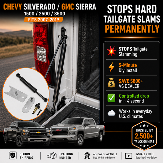 TruckEdge™ Chevy Silverado GMC Sierra 2007-2019 Tailgate Assist