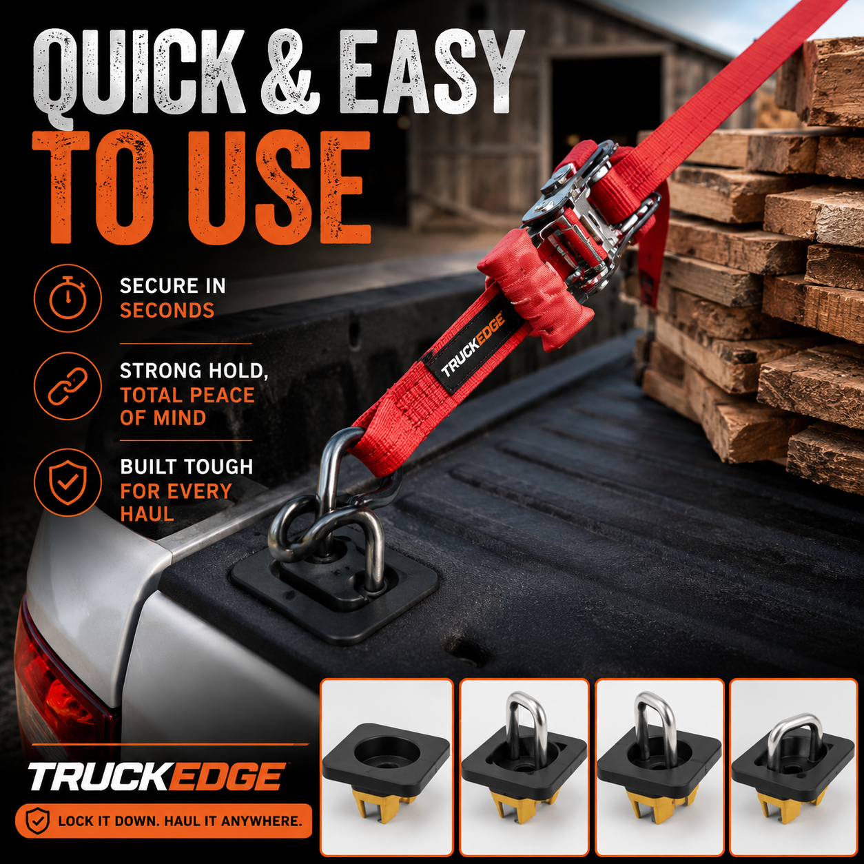 TruckEdge™ CargoLock D-Rings