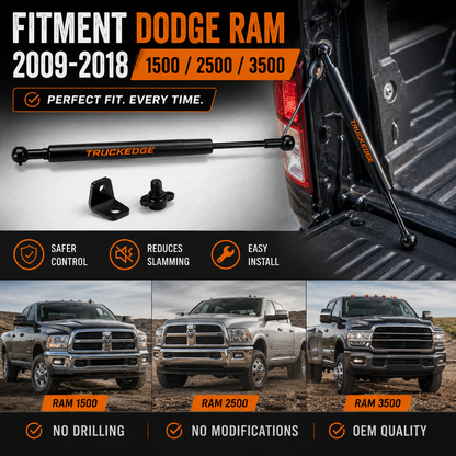 TruckEdge™ Dodge Ram 1500/2500/3500 - 2009-2018 Tailgate Assist