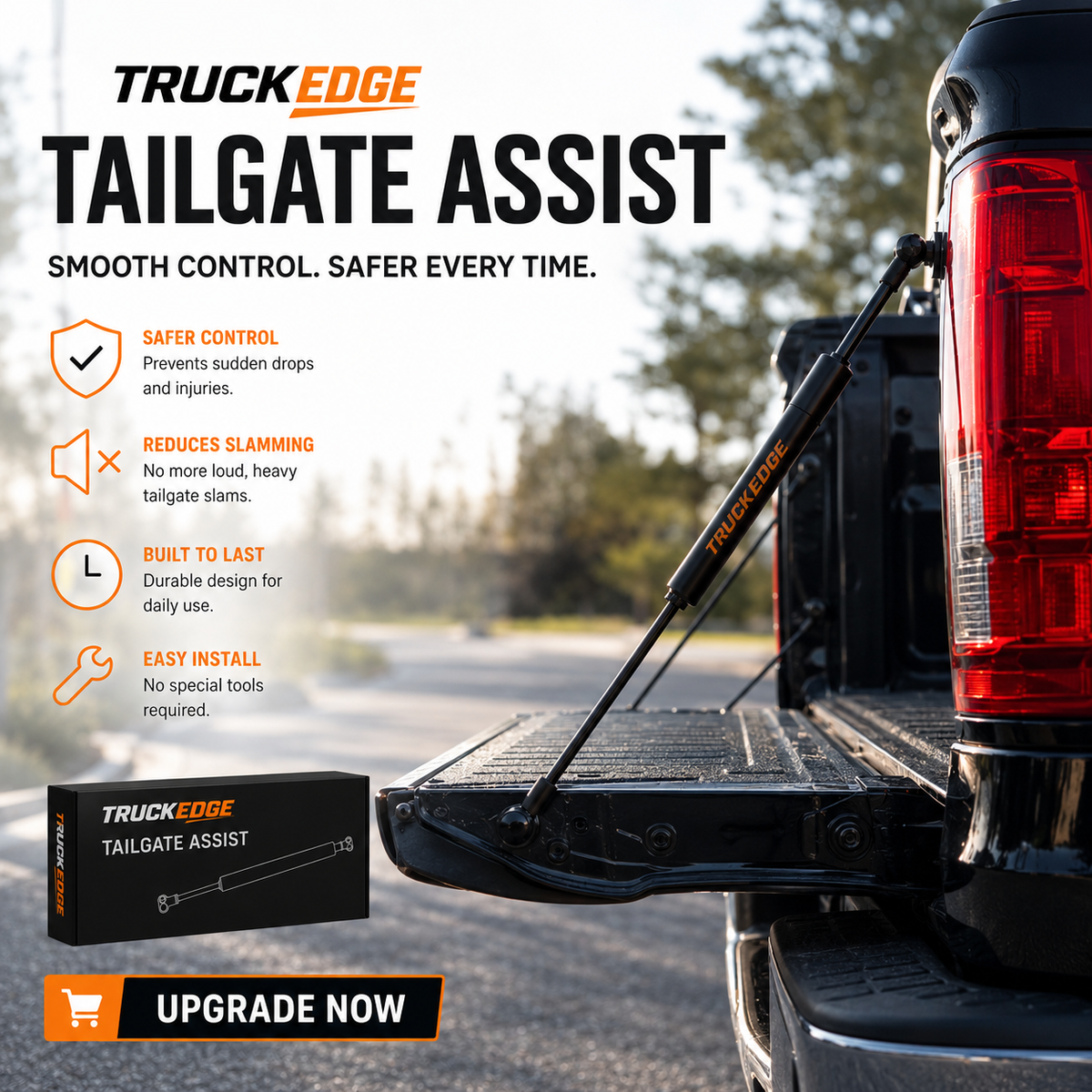 TruckEdge™ Ford F-150/F-250/F-350 - 1997-2025 Tailgate Assist