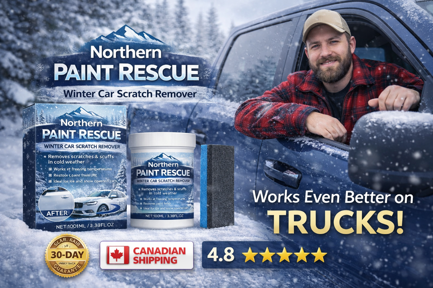 Northern™ Restore Winter Salt Damage in Minutes.