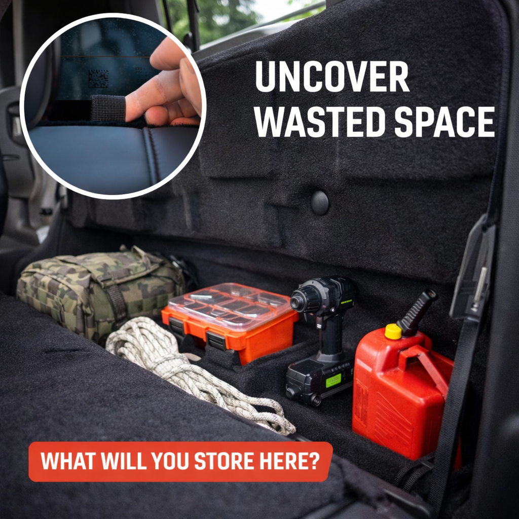TruckVault™ Ford F-150 F-250 F-350 2009~2022 Seat Latch Release — Unlock Your Hidden Storage Instantly 2 PCS