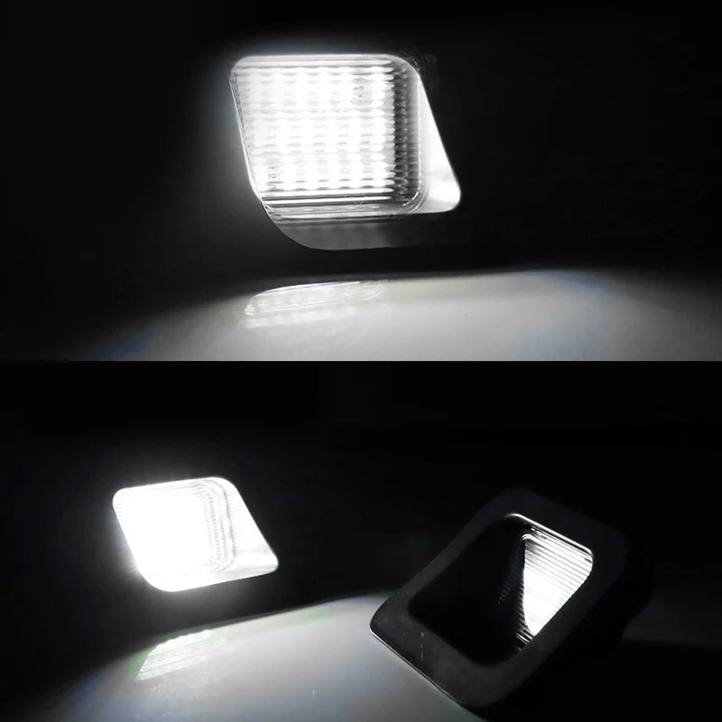 2 PCS License Plate Lights Smoked Lens for 2003-2018 Dodge RAM 1500 2500 3500