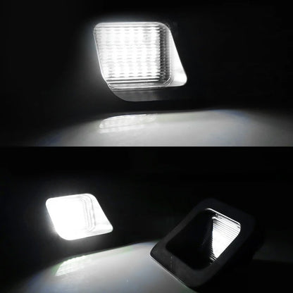 2 PCS License Plate Lights Smoked Lens for 2003-2018 Dodge RAM 1500 2500 3500