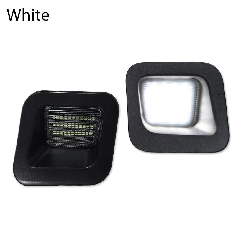 2 PCS License Plate Lights Smoked Lens for 2003-2018 Dodge RAM 1500 2500 3500